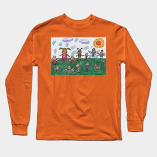 Cute Bugs from Childrens Fantasies Long Sleeve T-Shirt